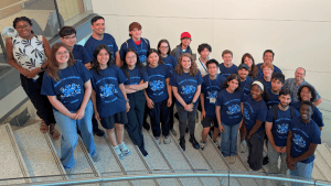The 2026 REU cohort with Program Manager Camille Mathis and PI Jeffrey Gray.